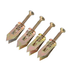 Factory Hot Sale Carbon Steel Galvanized Drywall Expansion Anchor Flat Head Bolt M6 for Plasterboard Fixing