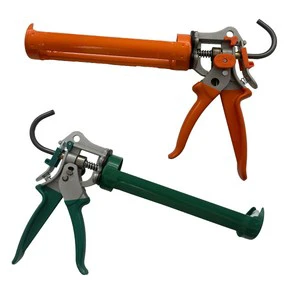 Caulking Gun, Adjustable Thrust Ratio 10:1, 25:1, Orange.No Drip Caulk Gun, Caulk Guns, Caulking Gun Dripless
