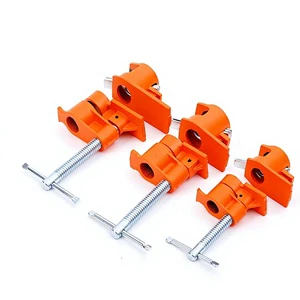 Working Heavy-Duty 12-Inch Vertical Pipe Clamp 3/4-Inch Bracket Household Tool Accessory Water Pipe Clamp for Construction