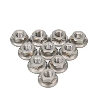 Selling M5 M6 M8 M10 M12 Titanium Flange Hex Nuts for Motor High Quality Galvanized Factory Price
