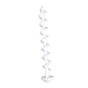 Alumina Ceramic High Precision CNC Machined Threaded Rod Threaded Stud Bolt Screw For Semiconductor Industry OEM