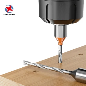Furniture Drilling TCT Solid Carbide Drill Bit 2.5x70mm L R Rotation Wood Core Drill Bits