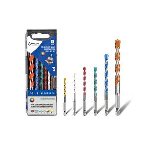 Multi Purpose Tungsten Carbide Drill Bit Set Wood Metal Brick TIle Ceramic Concrete Drilling