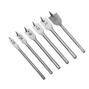 Wood Spade Drill Bit Set, 6-40mm Flat Spade Drill Bits Sets, Flat Boring Bits for Woodworking Projects