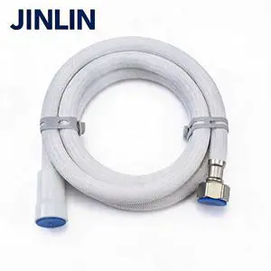 JINLIN High Pressure 250 Psi Flexible Stainless Steel Braided Hose Abrasion Resistant Oil Resistant Pneumatic Hydraulic Air
