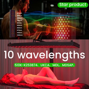 Advanced APP Controlled Red Infrared Therapy Lamp 360 LEDs Full Body Recovery Light for Fitness and Skin Care