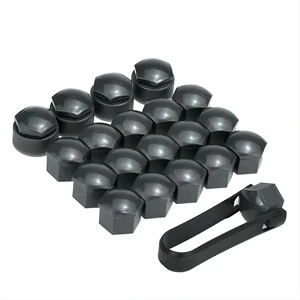 Car Wheel Nut Caps Protection Covers 19mm Caps for Bolts on Wheels Auto Hub Screw Cover