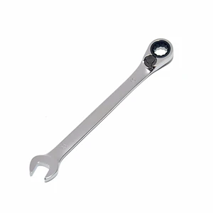 Taiwan Brand Industrial Grade Reversible Ratcheting Combination Wrench Set 10mm Trivalent Chrome Plated Customizable Metric