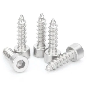 304 Stainless Steel Cylindrical Head Self Tapping Screw Metric Grade 4.8