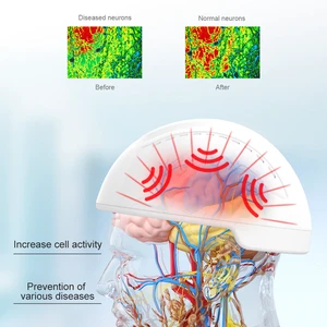 Infrared Light Brain Wellness Therapy Photobiomodulation Health Care Equipment Red LED Light Therapy Helmet