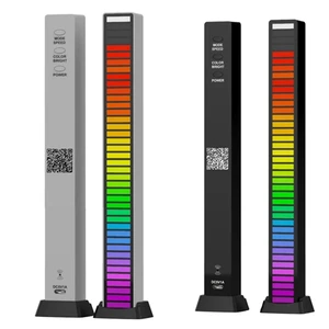 Rechargeable RGB Voice Control LED Music Pickup Rhythm Lights