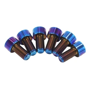 GR5 Titanium Bolts DIN912 Standard Cap Hex Head Bolts M6*20 For Bicycles