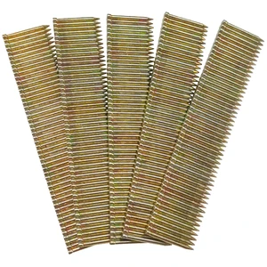 15 Gauge Galvanized Steel Brad Nails 1500 Pack FST Series Heavy Duty Narrow Crown Staples Nail with Straight Pin for 15 GA