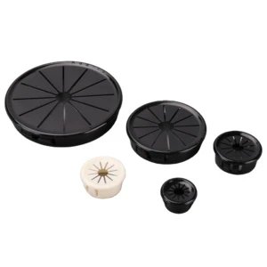 OUORO RSB-21 21mm Nylon66 Snap Bushing Black/White Colors 94-V2 Fire Rated 200pcs/bag 6bags/box