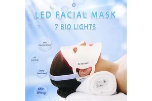 4D Red Light Therapy LED Face Facial Mask Wireless 7 Color Silicone Mask for Skin Care