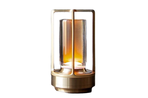 Modern USB Rechargeable RGB LED Table Lamp Portable Aluminum Crystal Body Metal Shade Customized for Restaurant Bar Club Reading