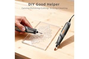 KINGVOS Multi-Use Rotary Tool Kit Compact Electric Mini 18V Grinder For Polishing, Engraving & Jewelry Making