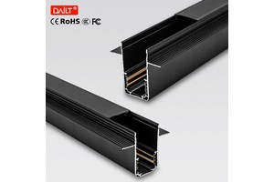 Triac Dimmable Modern Aluminum Alloy Track Rail Modern LED Light Rail Magnetic System Surface Embedded Magnetic Track Light