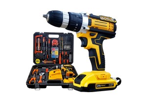 HIERKIN 21V Battery Powered Other Tools Tool Sets Tool case Electric Motor Drilling Machines Taladros Inalambricos Impact Drill