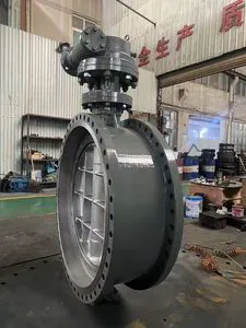 Flanged Pneumatic Butterfly Valve Stainless Steel Disc Anti Corrosion Chemical Pipeline Butterfly Valve