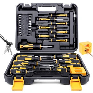 43-Piece Precision Screwdriver Set, Magnetic Repair Tool Kit with Flexible Shaft for Electronics & Home Use