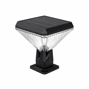 Modern Solar LED Door Post Light IP65 Waterproof For Outdoor Road & Garden Courtyard Decoration