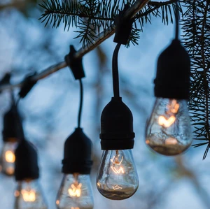 Smart Color fairy Luxury Christmas S14 G50 G40 Lamps Other Holiday Lighting Patio String Solar Lights String Light