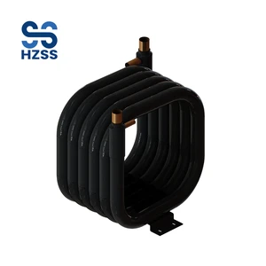 HZSS Customized Airsource Heat Pump Condenser Copper Spiral Heat Exchanger