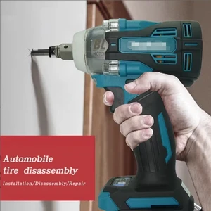 For DTW004G Cordless High Torque Electric Hydraulic Impact Wrench 18V Rechargeable Power Tool for Auto Repair