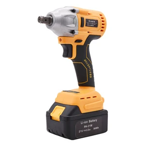 Factory Direct Supply Heavy Duty Power Wrenches Heavy Duty Cordless 21V Battery Electric Screwdriver Impact Power Torque Wrench