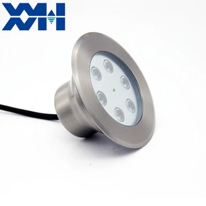 Recessed Inground LED Uplight IP68 Stainless Steel Buried Underground Lamp for Commercial Landscape and Hotel Plaza Lighting