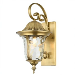 Modern Aluminum LED Outdoor Waterproof Wall Lamps 360 Beam Angle Luxury European Design for Garden Corridor Balcony Lighting