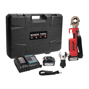 300+32C 60kN Single Electric Hydraulic Machine with Other Changeable Head to Crimp and Cut Cable 2in1 Two-Purpose Battery Tool