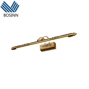 Cosmetic Mirror Lamp LED European Makeup Light Vanity Bathroom Wall Lights Bronze Cabinet Lighting Decoration