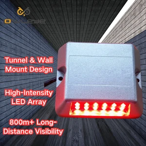 Easy Install DC 12V/24V LED Tunnel Light with IP66 Protection 2 Screws Fix Ground Mount for Road & Tunnel Safety 800m Visibility