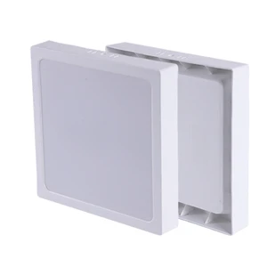 High Quality Low Price Modern LED Plastic Surface Square Panel Light 6W 12W 18W 24W