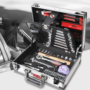 121pcs Car Tools Box, Set Hardware Mechanic Tool Set Professional Herramientas/