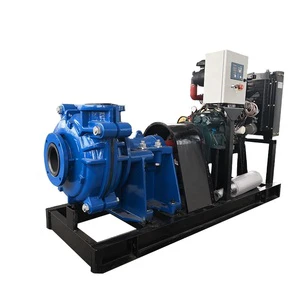 Factory Custom Diesel Engine Mud Pump Gold Mining Sand Suction Pump Horizontal Slurry Pump