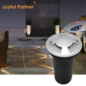 IP67 LED Underground Four Shine Deck Dock Lamp LED Warning Step Inground Lights for Garden Park Road Bridge
