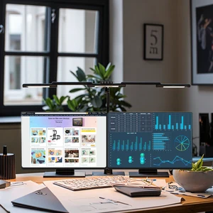 2025 LED Table Lamp Luxury for Home Office 24W Bright Desk Lamp with Study Eye Caring Architect Table Light Working Lighting