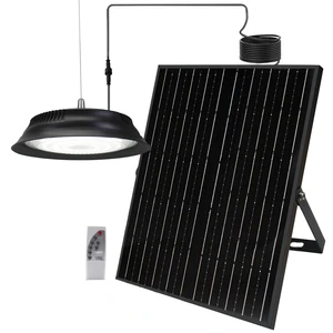 Quick Customization 6W 12W 18W 30W Remote Control Indoor/Outdoor Warehouse Solar Ceiling Lights Led Solar Powered High Bay Lamps
