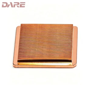 Wholesale High Thermal Conductivity Cold Plate Heat Sink Custom CU1020 Copper Liquid Cooling Ultrasonic Cleaning Passivation