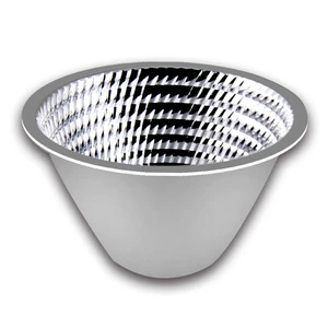 LED Downlight Plastic with Aluminum Plating Reflector Optical Light Reflector for Down Light Spotlight
