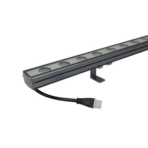 Aluminum Dmx512 Rgb Led Wall Washer Light Landscape Housing Linear Wash Wallwasher