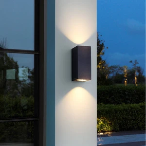 Wall Lamp up and Down Modern Aluminum Villa Outdoor Waterproof Ip65 Corridor Light for Home Mounted 6w Garden Led Wall Lamp