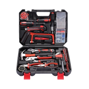 108PCS Wholesale OEM Lanceforce LF-HT-420 Hardware Tool Set High Quality Hard Case Storage Box Pliers Hammer Home Car Electrical