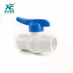 Different Types of Pvc Compact Ball Valve for Water Stop Industry