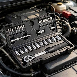 Hot Sale 35 PCS Reliable Screwdriver Bit Wrench Set for Engine Maintenance Professional 1/4 Socket Hardware Kit