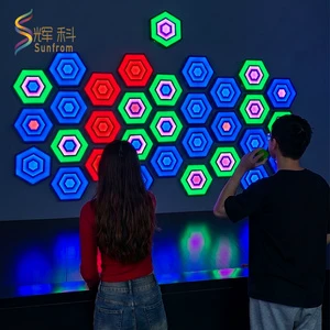 Interactive Active Game RGB LED Light Panel 10W DMX512 Commercial Indoor Game Room Arcade Entertainment Venue