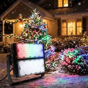 Exterior Landscape Waterproof Projector 300W Multiple Colors Flood Lights Rgbw for Bridge Park Building